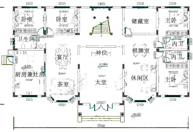 占地302平方米的三層雙拼住宅設(shè)計(jì)圖，用一塊宅基地建兩棟房，保準(zhǔn)你一見難忘。