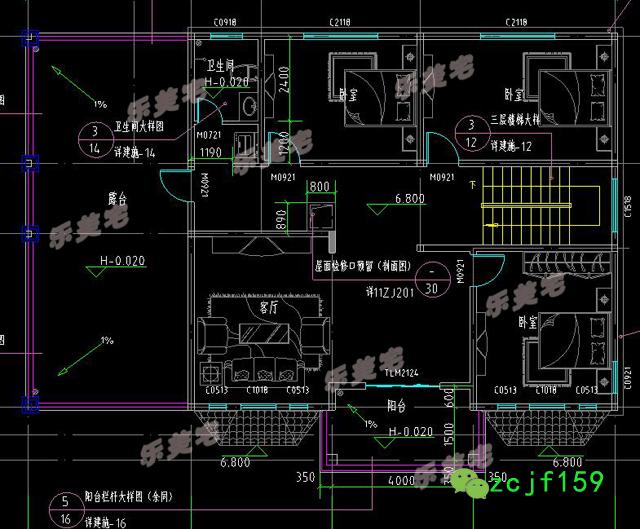 3棟帶車庫且風格也相同的三層別墅，大氣簡約，你更喜歡哪一款呢？