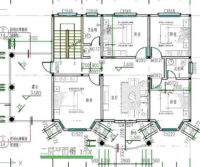 3棟帶車庫且風格也相同的三層別墅，大氣簡約，你更喜歡哪一款呢？