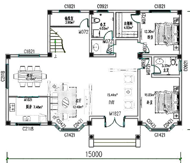 3棟帶車庫且風格也相同的三層別墅，大氣簡約，你更喜歡哪一款呢？