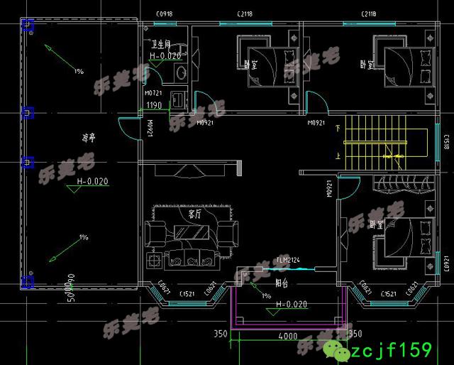 3棟帶車庫且風格也相同的三層別墅，大氣簡約，你更喜歡哪一款呢？