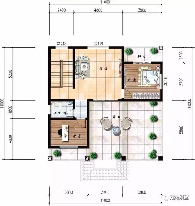 兩款面寬一樣的三層農(nóng)村自建房，花個30萬建一棟，以后就是享受一輩子了。