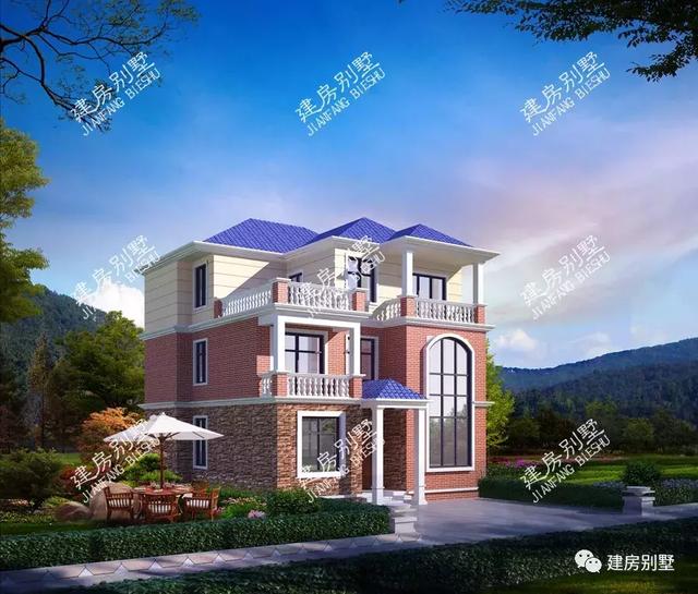 兩款面寬一樣的三層農(nóng)村自建房，花個30萬建一棟，以后就是享受一輩子了。