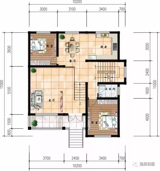 兩款帶地下室的三層農(nóng)村自建房，第二棟豪華氣派，人人都想建。