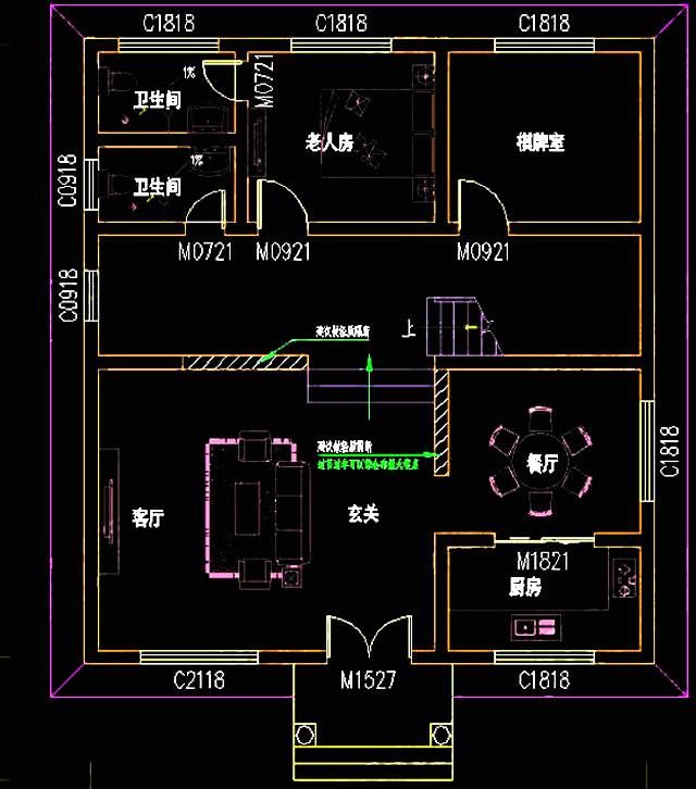 占地115平三層農(nóng)村別墅設(shè)計(jì)圖，外觀精美漂亮，經(jīng)典實(shí)用。
