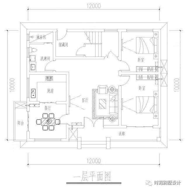 20萬現(xiàn)代二層別墅設計圖，配色清爽，帶露臺，適合農村自建
