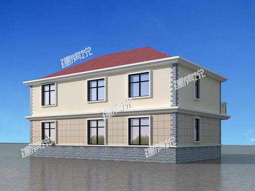 花30萬蓋了棟二層漂亮別墅，非常有面子！