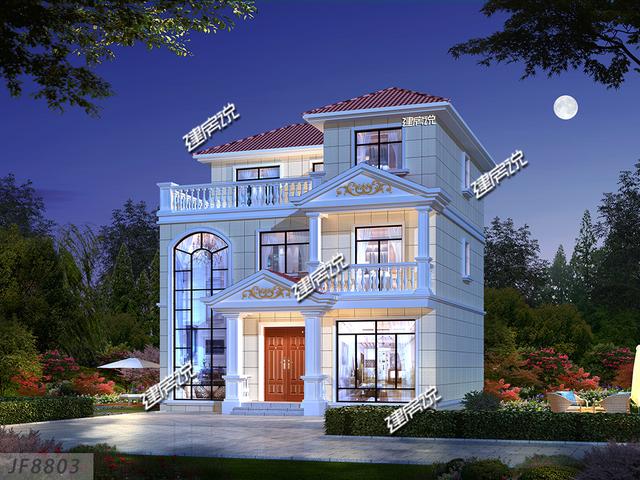 漂亮的三層歐式獨(dú)棟別墅，是我見(jiàn)過(guò)農(nóng)村最漂亮的，很值得建一棟。