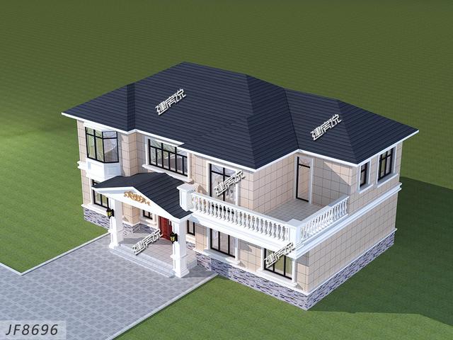 娶了個城里老婆，在村里蓋一棟漂亮別墅，簡直是人生贏家！