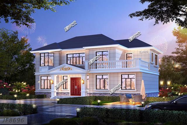 娶了個城里老婆，在村里蓋一棟漂亮別墅，簡直是人生贏家！