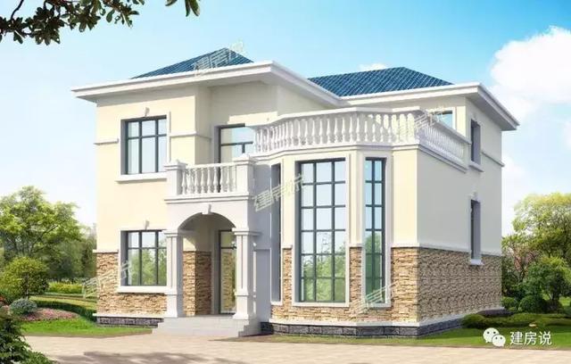 二層經(jīng)典農(nóng)村自建房，火爆了全村，建一棟，能成為全村模仿對象。