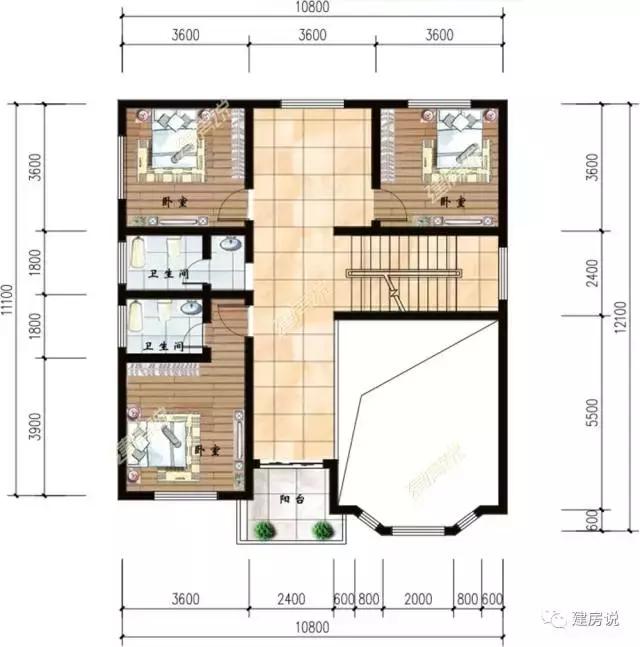 二層經(jīng)典農(nóng)村自建房，火爆了全村，建一棟，能成為全村模仿對象。