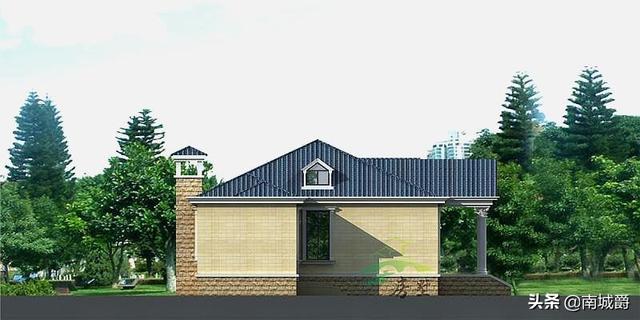 農(nóng)村一層歐式別墅設(shè)計(jì)圖，清爽又不失大氣，經(jīng)濟(jì)又實(shí)用，你應(yīng)該擁有一套。