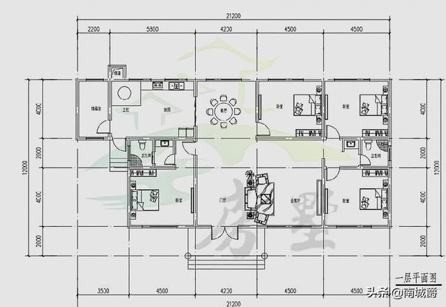 農(nóng)村一層歐式別墅設(shè)計(jì)圖，清爽又不失大氣，經(jīng)濟(jì)又實(shí)用，你應(yīng)該擁有一套。