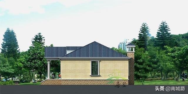 農(nóng)村一層歐式別墅設(shè)計(jì)圖，清爽又不失大氣，經(jīng)濟(jì)又實(shí)用，你應(yīng)該擁有一套。