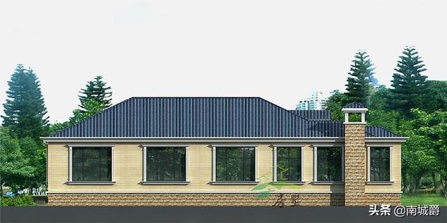 農(nóng)村一層歐式別墅設(shè)計(jì)圖，清爽又不失大氣，經(jīng)濟(jì)又實(shí)用，你應(yīng)該擁有一套。