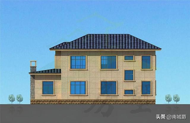 兩層歐式獨棟別墅設計圖，豪華又不俗氣，建在村里想低調都難。