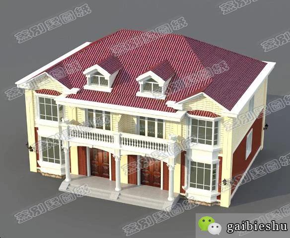 二層兄弟雙拼別墅設(shè)計圖，建造這樣的戶型，幾十年不過時，實用耐看。