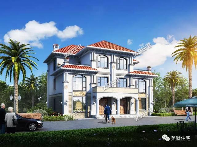 占地188平的三層雙拼別墅設計圖，經濟實用，十里八鄉(xiāng)都來夸。