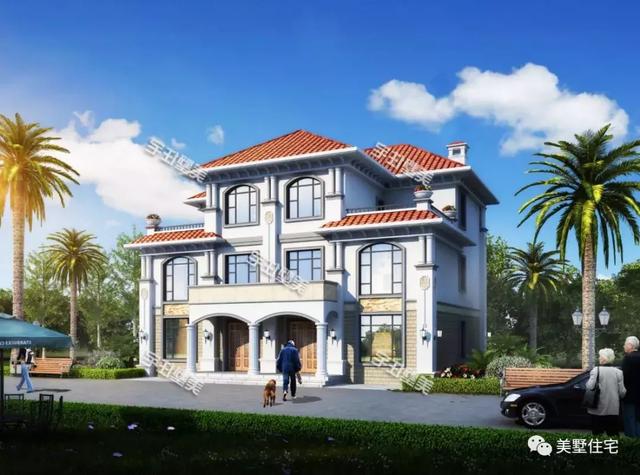 占地188平的三層雙拼別墅設計圖，經濟實用，十里八鄉(xiāng)都來夸。