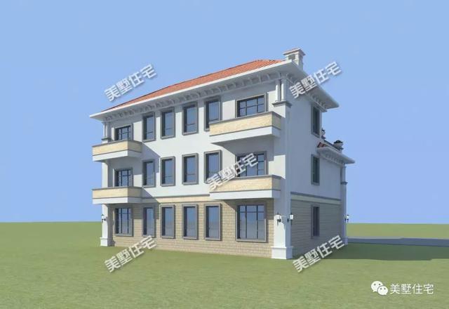 占地188平的三層雙拼別墅設計圖，經濟實用，十里八鄉(xiāng)都來夸。