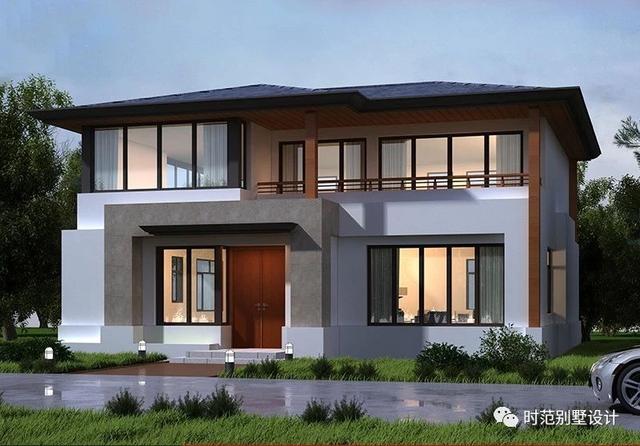 二層現(xiàn)代風別墅設計圖，4室2廳，錯過就太可惜了。