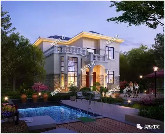 8款小開間8米的農(nóng)村別墅設(shè)計(jì)圖，款款精致，別有韻味。