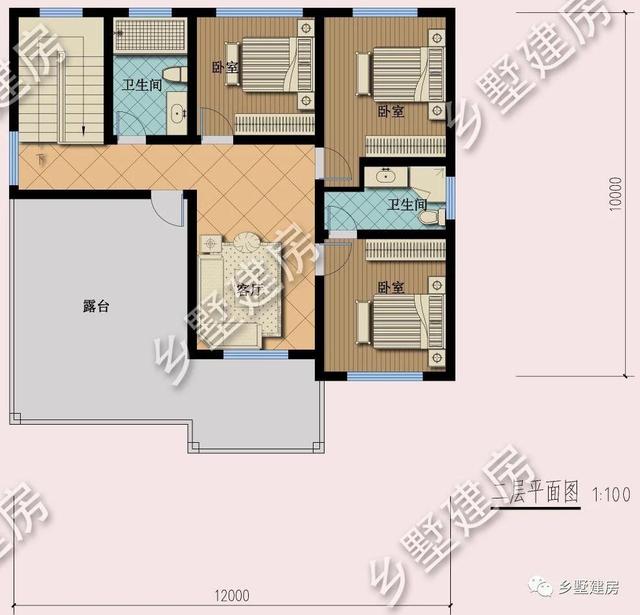 占地116平二層農(nóng)村小別墅設(shè)計(jì)圖，大氣時(shí)尚，實(shí)用經(jīng)濟(jì)，難得一見的好戶型。