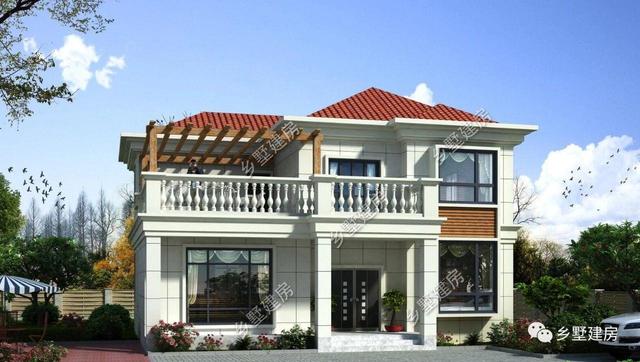 占地116平二層農(nóng)村小別墅設(shè)計(jì)圖，大氣時(shí)尚，實(shí)用經(jīng)濟(jì)，難得一見的好戶型。