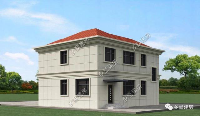 占地116平二層農(nóng)村小別墅設(shè)計(jì)圖，大氣時(shí)尚，實(shí)用經(jīng)濟(jì)，難得一見的好戶型。