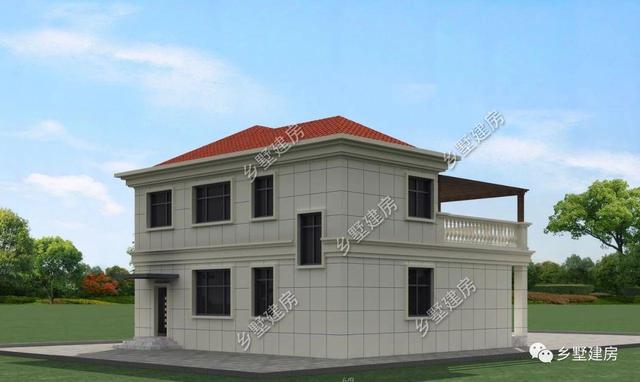 占地116平二層農(nóng)村小別墅設(shè)計(jì)圖，大氣時(shí)尚，實(shí)用經(jīng)濟(jì)，難得一見的好戶型。