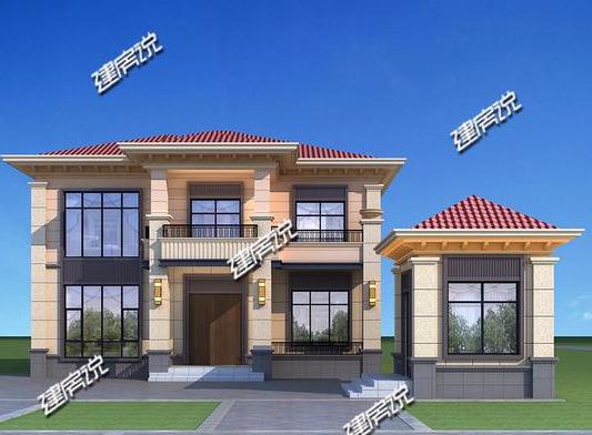 二層中式小別墅，左右對稱，美感十足，惹人喜愛，一棟就是大大的生活享受。