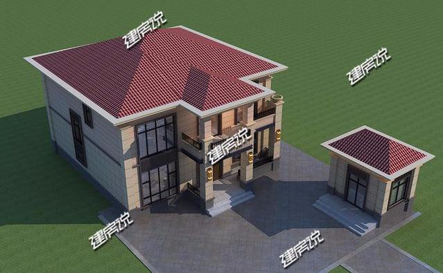 二層中式小別墅，左右對稱，美感十足，惹人喜愛，一棟就是大大的生活享受。