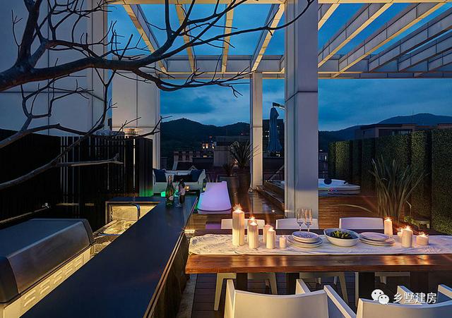 17.74X11.54米新中式二層別墅設計圖，帶泳池+庭院+露臺。