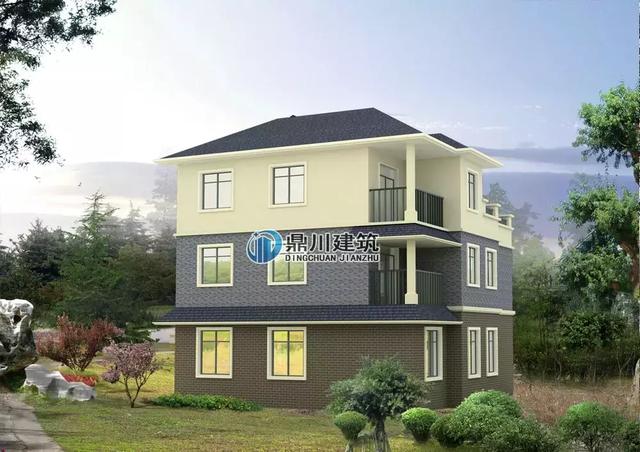 26萬(wàn)以?xún)?nèi)三層別墅設(shè)計(jì)圖，帶車(chē)庫(kù)和開(kāi)放式廚房設(shè)計(jì)，實(shí)拍效果沉穩(wěn)大氣。