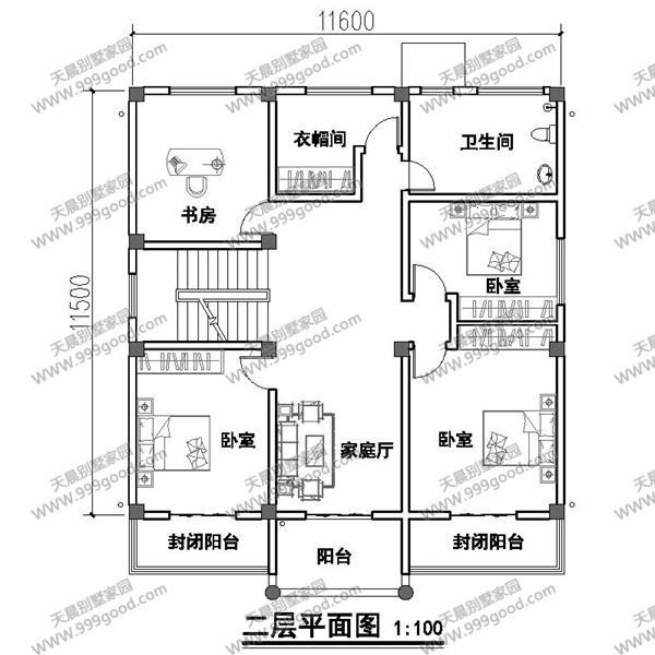3款平屋頂設(shè)計的三層別墅設(shè)計圖，漂亮實用還洋氣，第1棟帶地下室。