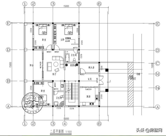 三層簡歐別墅設計圖，處在低洼地段，看看業(yè)主是如何解決的。