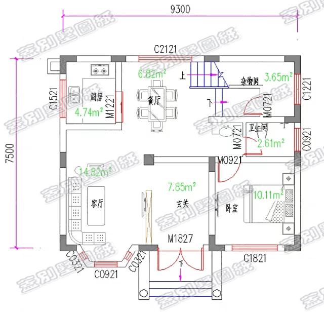 占地75平米的經(jīng)典歐式二層別墅，樸素典雅，主體造價(jià)15萬(wàn)。