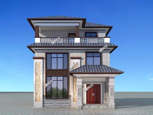 2024新穎三層中式豪宅別墅設(shè)計(jì)圖，占地90平米，真是一級棒！