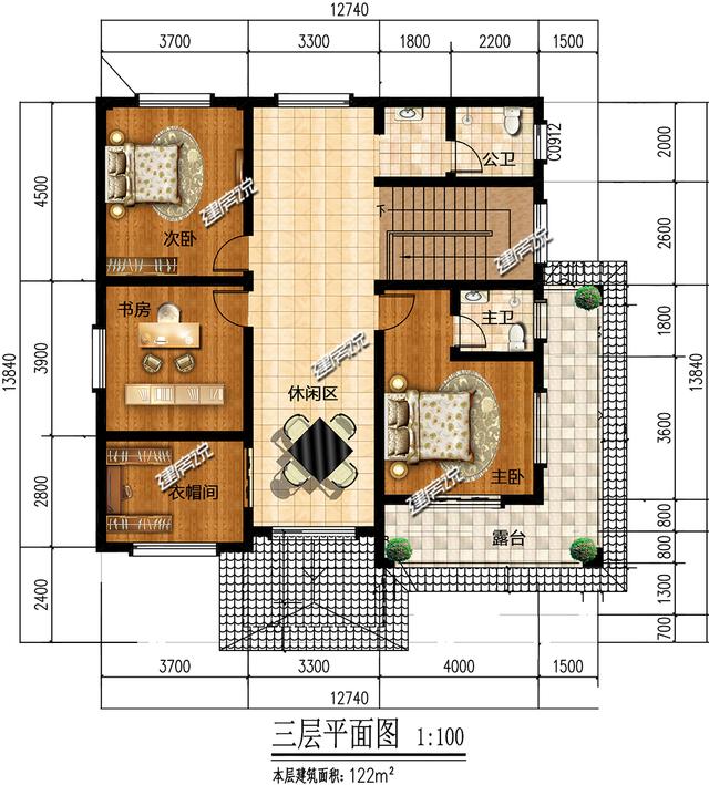 三層新中式別墅，蓋在山腳下，與農(nóng)村的自然古樸相融，村里人都來串門。