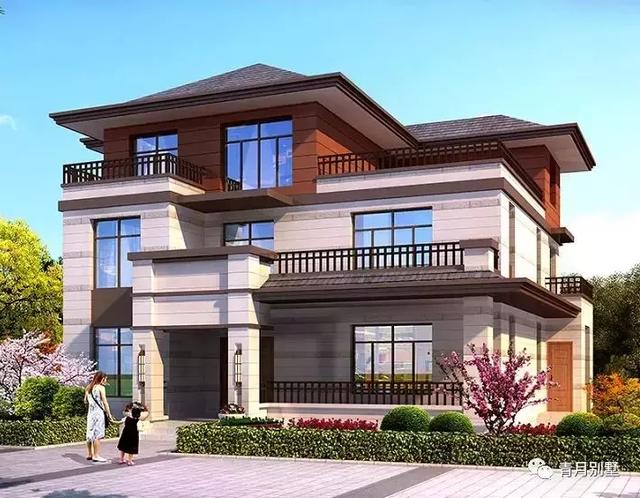 占地161平三層新中式別墅設(shè)計圖，優(yōu)雅大氣，這款小別墅真的不容錯過。