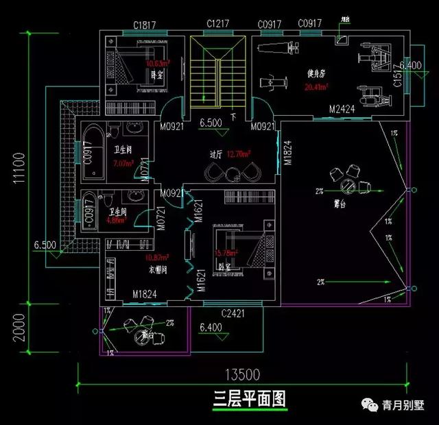 占地161平三層新中式別墅設(shè)計圖，優(yōu)雅大氣，這款小別墅真的不容錯過。