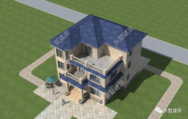 帶半地下室的三層簡歐農(nóng)村別墅，戶型方正，典雅大氣，豪華到令人窒息！