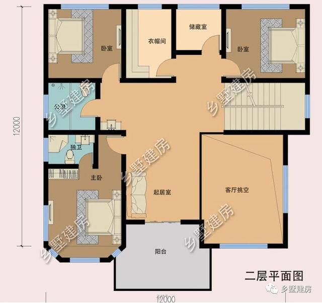 帶半地下室的三層簡歐農(nóng)村別墅，戶型方正，典雅大氣，豪華到令人窒息！