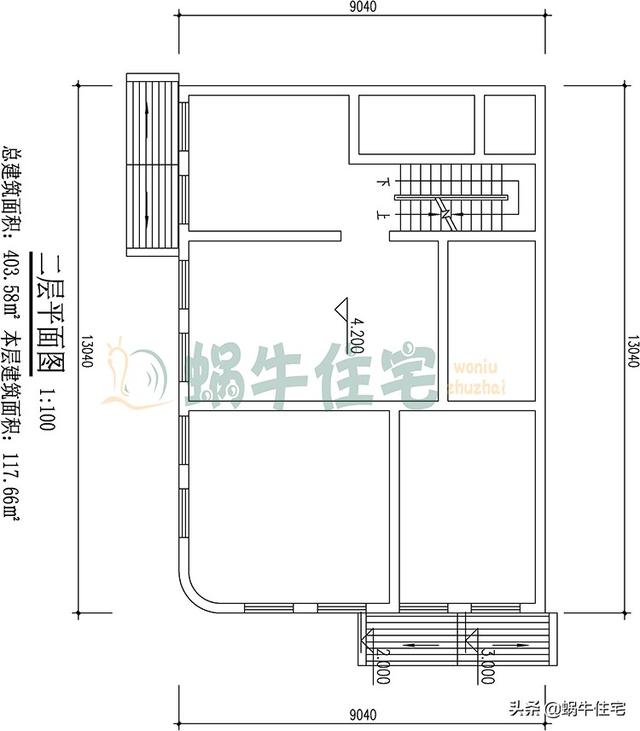 四層豪華別墅設(shè)計(jì)圖，西班牙風(fēng)格，帶商鋪可做生意，讓的生活錦上添花
