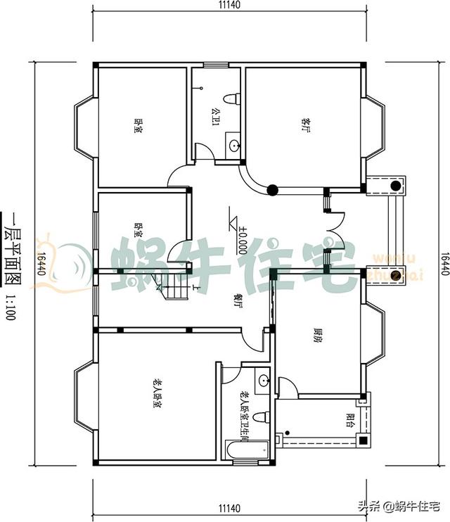 簡歐三層農(nóng)村別墅設(shè)計(jì)圖，簡潔大方，坡屋頂設(shè)計(jì)，功能分區(qū)合理，最適合老百姓的自建房