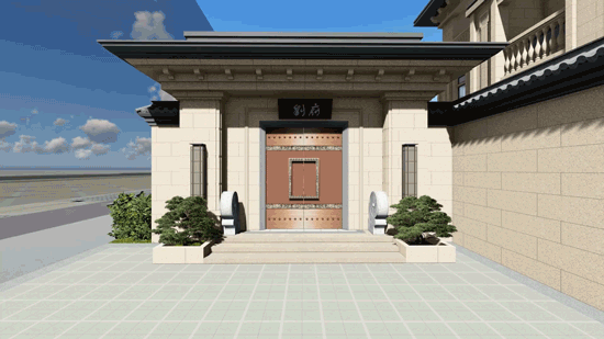 經(jīng)典耐看的三層歐式別墅設(shè)計(jì)圖，寬敞大氣，帶庭院、大客廳、大車庫(kù)、大露臺(tái)，臥室套房。