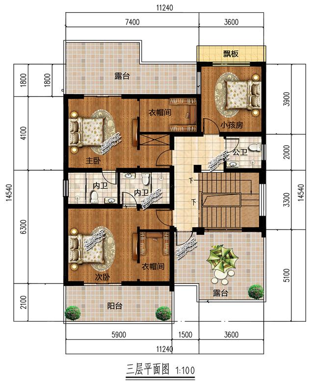 現(xiàn)代風(fēng)三層別墅設(shè)計(jì)圖，時(shí)尚、簡(jiǎn)約、實(shí)用，在農(nóng)村建一棟，驚艷全村。