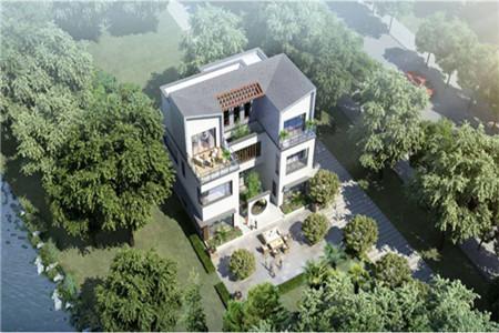 現(xiàn)代中式風(fēng)三層別墅設(shè)計(jì)圖，7室4廳4衛(wèi)，享受大自然的樂趣。