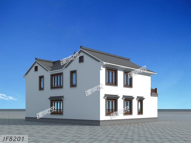 在老家花35萬建棟中式別墅，享受生活。